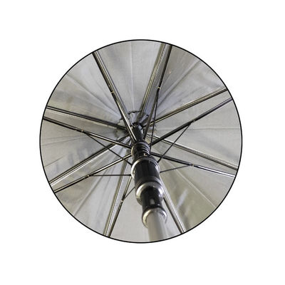 Πλαστικές Pongee πολυεστέρα λαβών ομπρέλες γκολφ λογότυπων συνήθειας