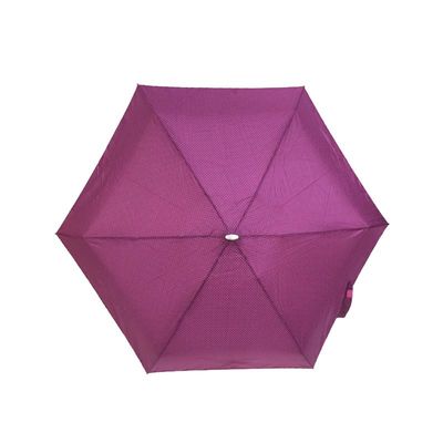 Ελαφριά 90cm χειρωνακτική ομπρέλα 5 πτυχών με τη φορητή τσάντα