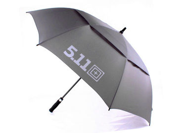 Μαύρη προώθηση 30 αερισμένη ίντσα ομπρέλα γκολφ, μεγάλη ομπρέλα γκολφ Windproof