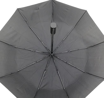 3 πτυχές 10 Windproof ομπρέλα πλαισίων φίμπεργκλας πλευρών για τα άτομα