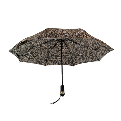 Pongee λαβών οδηγήσεων ελαφριά αυτόματη πτυσσόμενη ομπρέλα 21 &quot; x8k